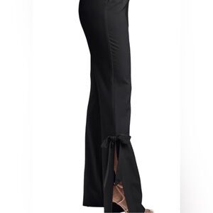 Black Tie Bow Hem Pants By Venus, Size 14